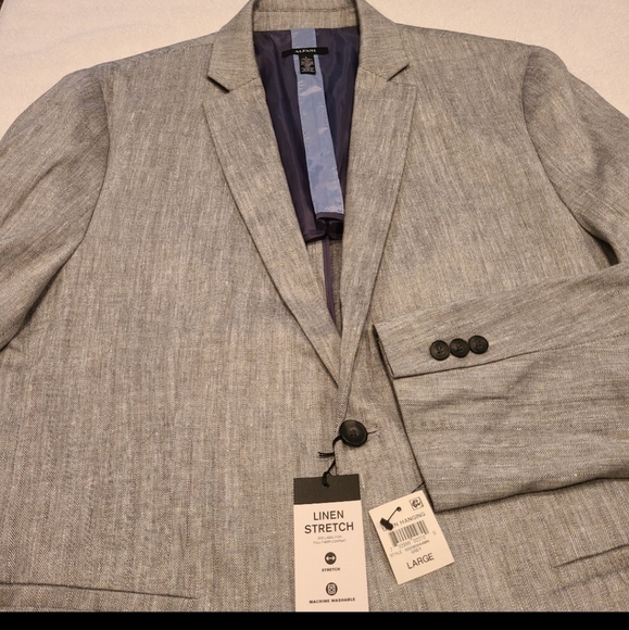 Inc gray herringbone blazer - Picture 3 of 14